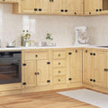 Armoire en pin massif style chalet 40 x 46 x 81 cm avec finition miel et 4 tiroirs pratiques